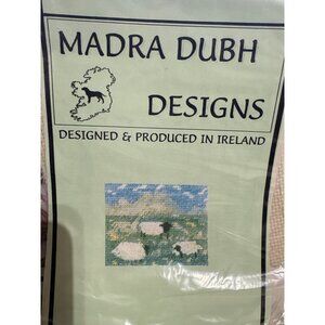 Madra Dubh Designs Cross-Stitch Kit‎ With Sheep Pattern & 12" Fabric
